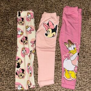 Disney Minnie and Daisy Kids Pajama Bottoms - Pink and Cream